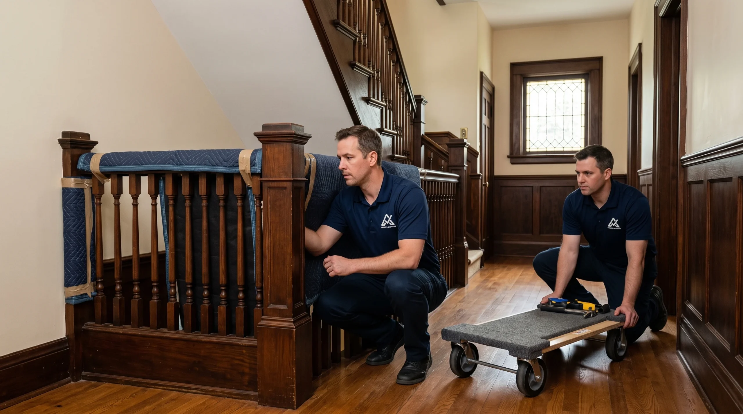 Ardie's Movers assessing access at a small-town Arnprior home